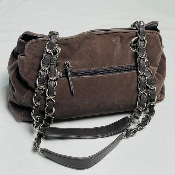 Nicole Miller Brown Polyester Handbag - Picture 3 of 4
